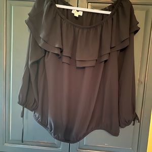 Michael Kors black blouse, size XL
